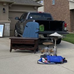 Antique Dresser And Mirror