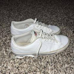 White Nike Shoes Size 13