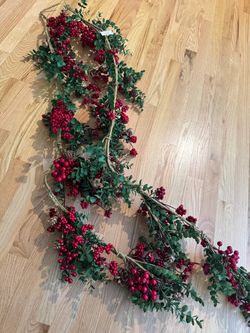About 118 inches Christmas Misotle Garland Wreath Decoration Faux Plant