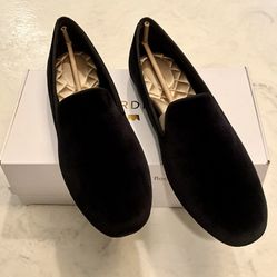 Birdies Ladies Black Velvet Shoes Sz 10.5 