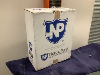 Nordic Pure. Ac And Furnace Air Filter. 2 Pack