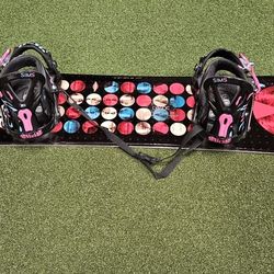 Sims Women's Snowboard With Sims Bindings