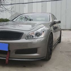 Brand New Real Carbon Fiber Honeycomb Grille For Infiniti G G37 Nissan Skyline 2010-2014 Sedan
