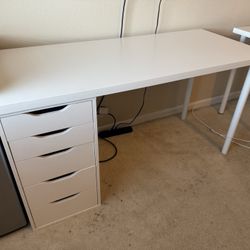 IKEA Lagkapten Table Desk With Drawer