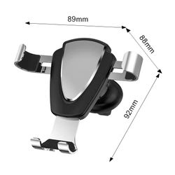 3 Brand New Universal Gravity Car Phone Mounts – Air Vent Holder, 360° Rotation, Fits 4-6.2” Phones 