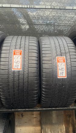 Tires 275/40/19 michelin