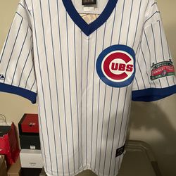 Authentic Chicago Cubs 100 years at Wrigley Jersey Large