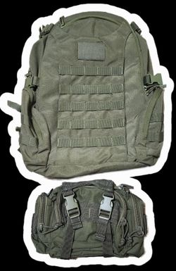 Condor Outdoor Olive Green Tactical MOLLE Backpack