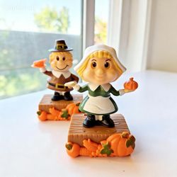 Solar Polar Thanksgiving Pilgrim Figurines