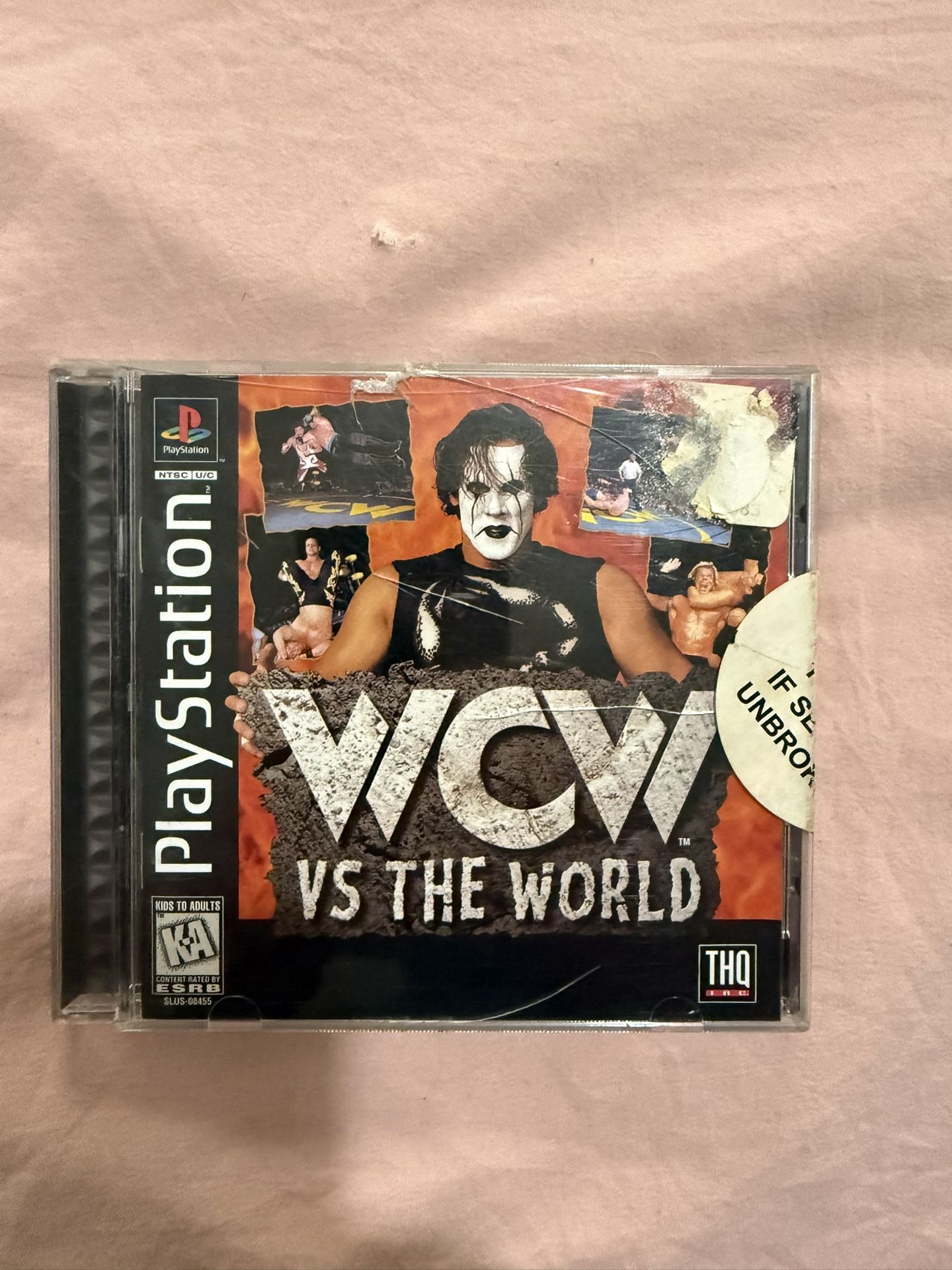 WCW vs. The World Black Label Sony PlayStation 1, 1997 Complete in Box