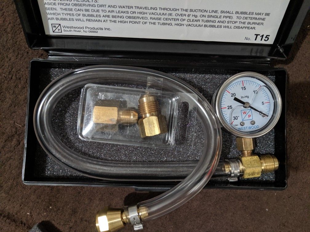 Vacuum view suction analyzer