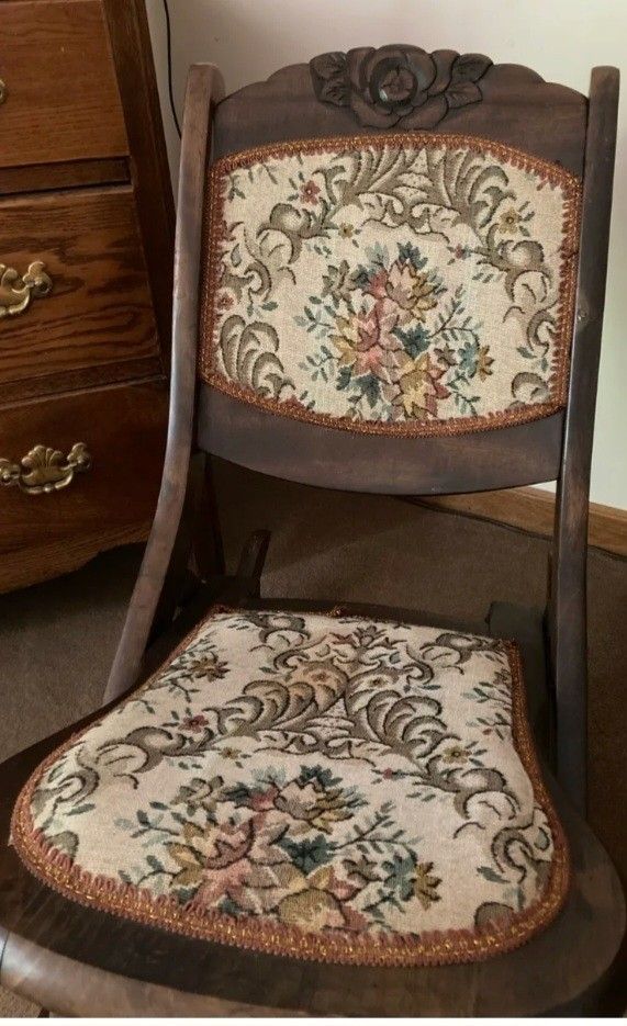 Antique Wooden Rocking Chair