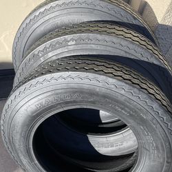 3 Brand New - 12inch Trailer Tires