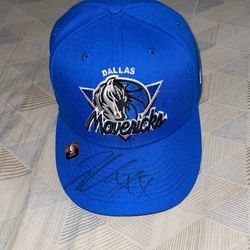 Dallas Maverick’s Snap Back Official NBA Hat And Signed