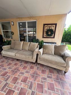 Couch and Loveseat