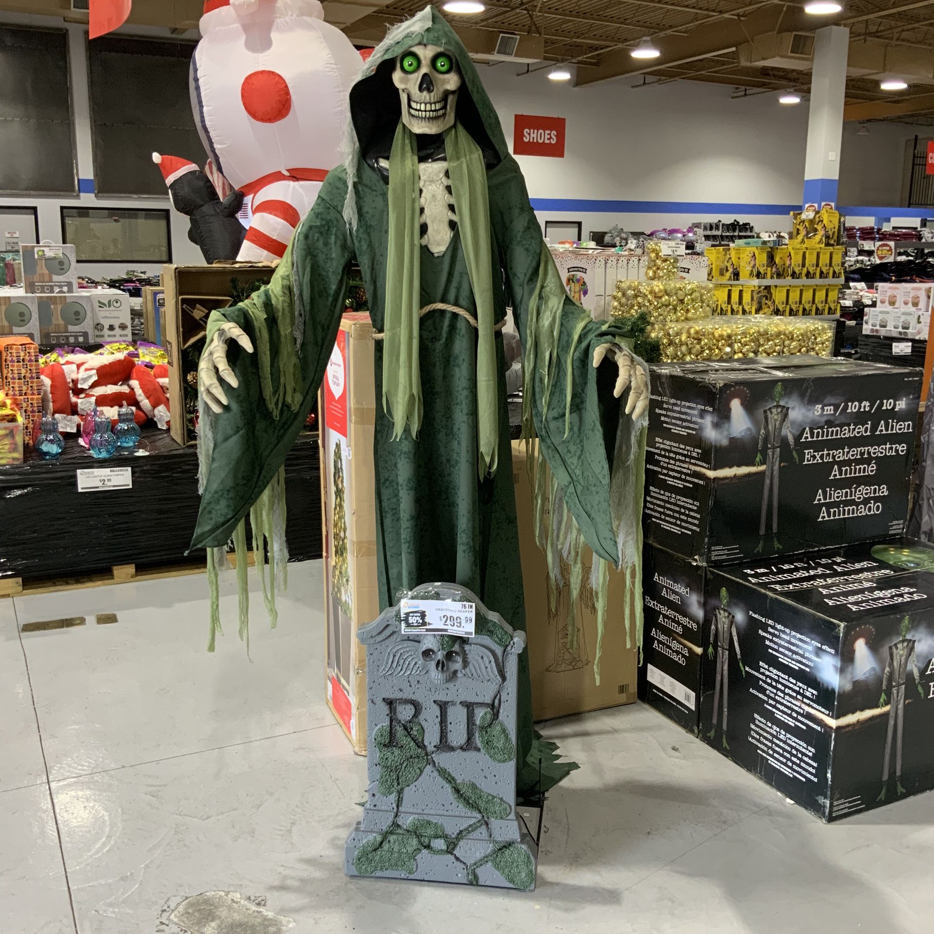 Graveyard Reaper For Halloween 