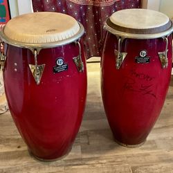 Latin Percussion Classic Series Millennium Edition Quinto & Tumba Set - Vibrant Red