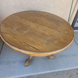 Wooden Dining Table With Extension