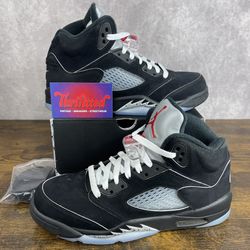 Air Jordan 5 Retro OG Black Metallic Reimagined Size 6.5 GS / 8W HF3976-001 Youth Shoes MJ Rare