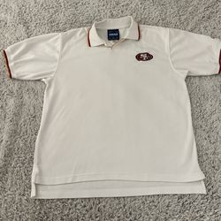 vintage Adidas San Francisco 49ers NFL polo shirt