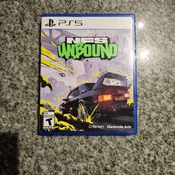 PS5 GAME  UNBOUND NEED FOR SPEED. Nephew  GOT as  Birthday Present.  Never Played It So It's New . 