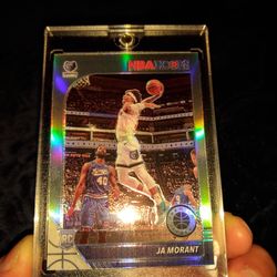 Ja Morant Silver Prizm Nba Basketball Rookie Card Premium Hoops