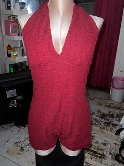 Red romper