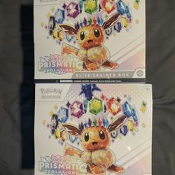 2 Prismatic ETBs Sealed Mint Condition
