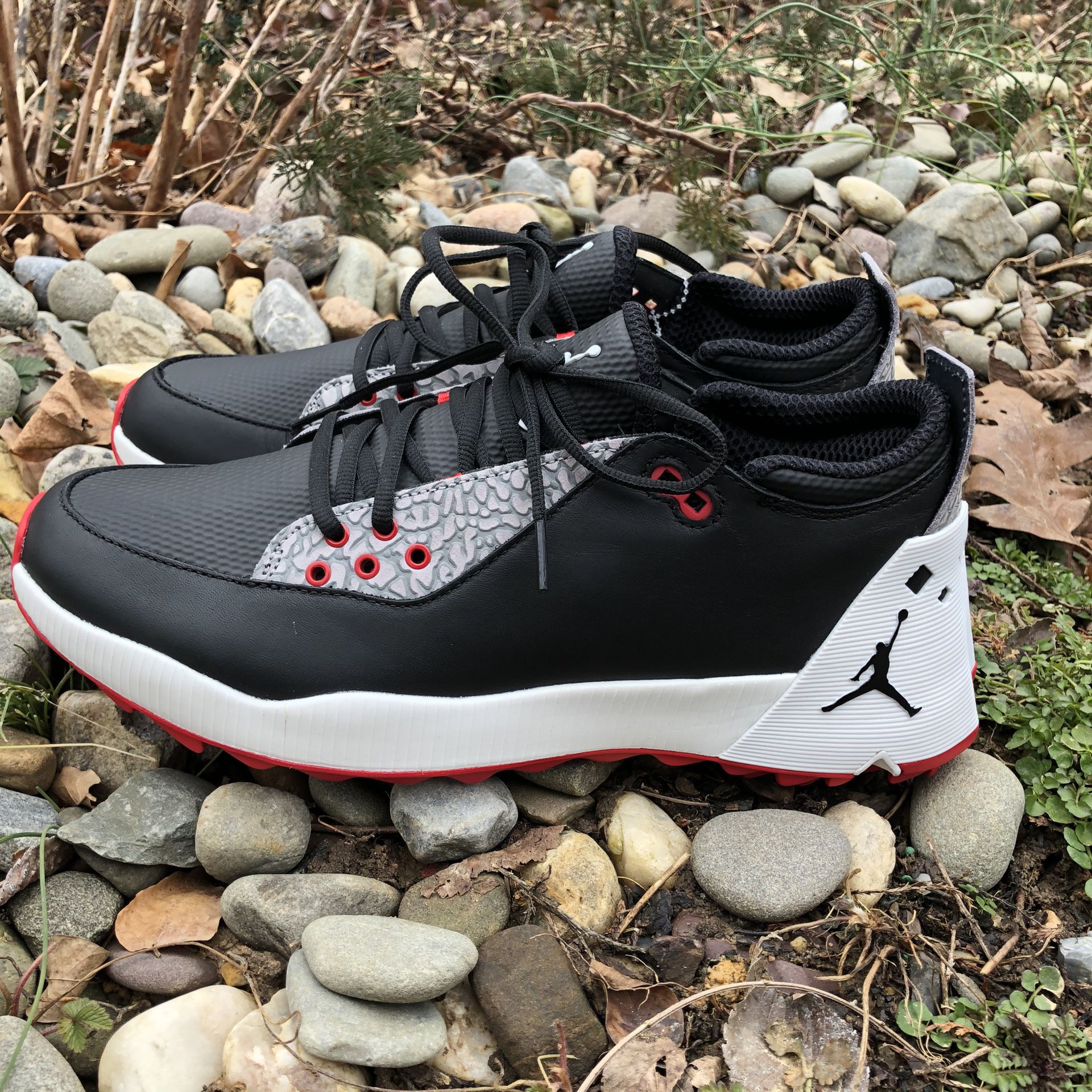 Nike Mens Jordan ADG 2 Golf Shoes Sz 11.5 Black CT7812-001 Lace Up NEW Low Top