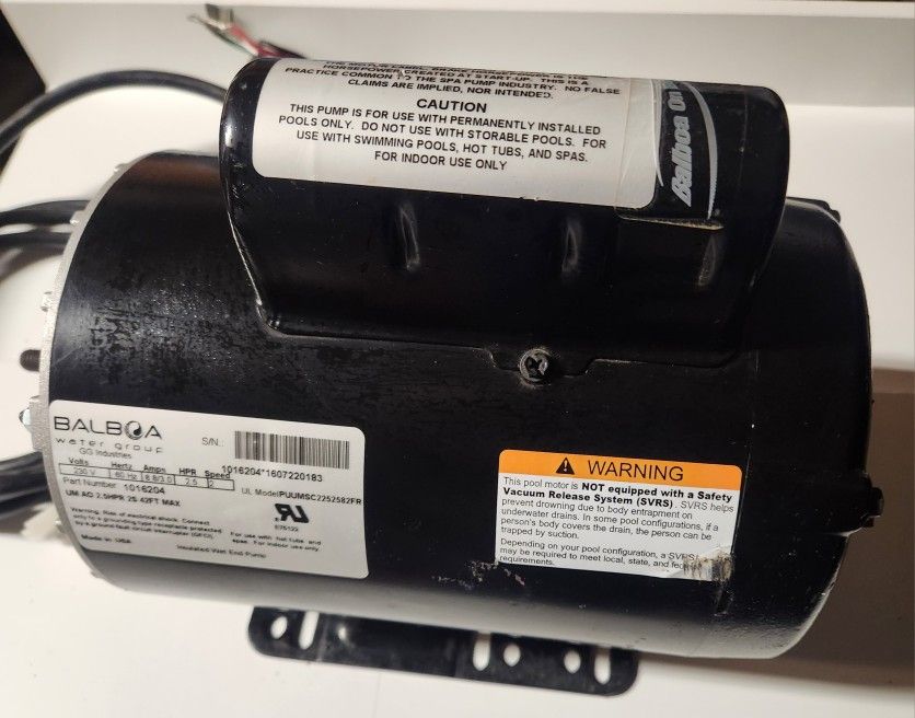 Century Spa Duty 2.5hp Motor