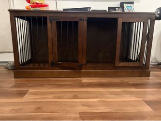 250$ Crosley Furniture Winslow Medium Credenza Dog Crate Kennel for Pets