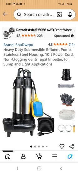 Water sump pump
