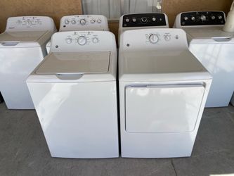 Gas dryer and washer brand GE 60 days of warranty free delivery and installation