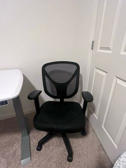 Ergonomic Adjustable Black Office Chair