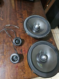 PIONEER 6 1/2 COMPONENTS 350 WATTS TWEETERS AND MIDS WITH BUILT IN CROSSOVER