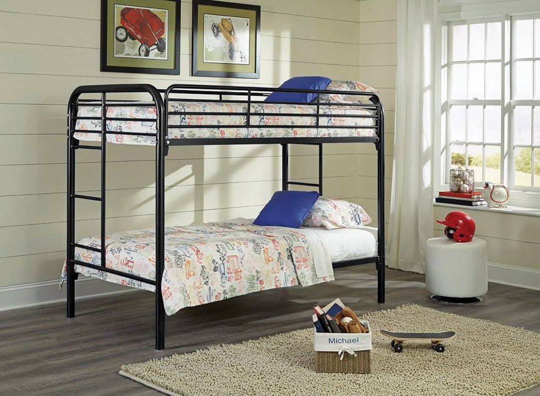 TWIN OVER TWIN BUNK BEDS 