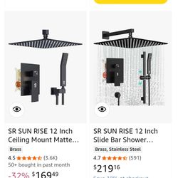 Sun Rise  3 In 1 Shower System 