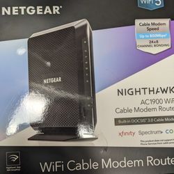 Netgear Nighthawk C7000 AC1900 Cable Modem Router 