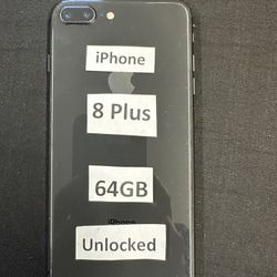 iPhone 8 Plus 64GB Black Unlocked