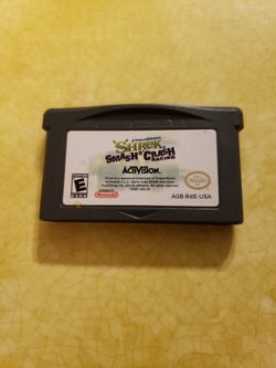Gameboy Advance Shrek smash n crash game