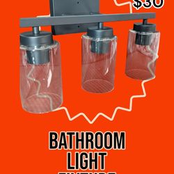 Bathroom Light Fixture ($30)