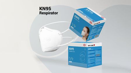 BYD KN95 Mask 50pcs (CDC&WHO Certified)
