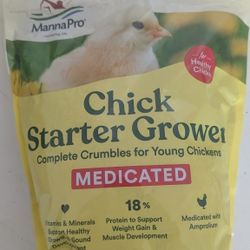 Manna Pro Chick Starter Grower (Bundle Of 4 Bags)