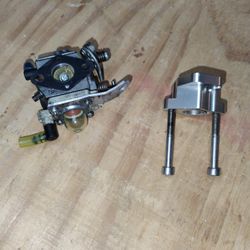 Go Ped Gas Scooter Walbro Carburetor Goped Sport Big Foot Carb Intake Manifold Insulator Bigfoot Go Qwad
