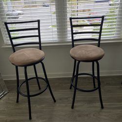 Set Of Two Bar Stools 