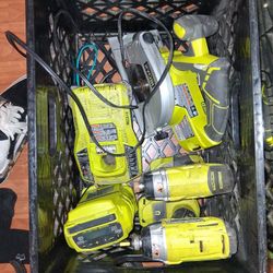 6 Piece Ryobi Set