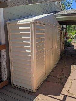 Duramax vinyl shed