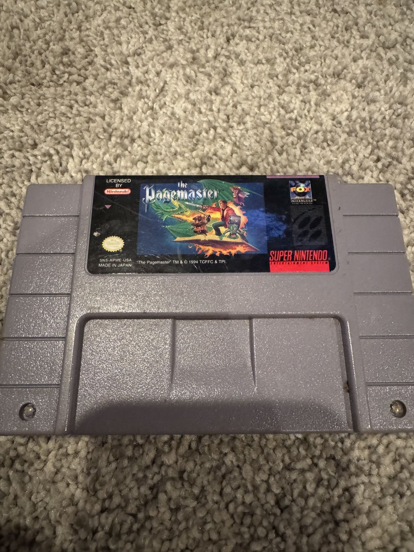 Super Nintendo Game