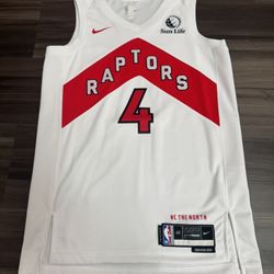 Nike Toronto Raptors Scottie Barnes #4 Association Edition Swingman Jersey 40 S