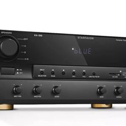 Starfavor Stereo Receiver 6 Channel Karaoke Home Audio Amplifier 500W Peak Power